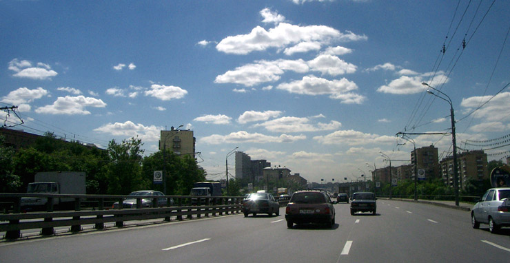 Это - Москва, но похожие облака могут быть в Могилеве 1 августа.